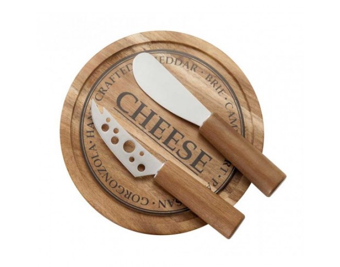 Комплект дъска за сирене и два ножа Judge