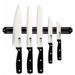 Комплект 5 ножа с магнитна лента Bergner Masterpro - Кухненски прибори