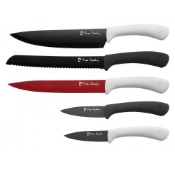Комплект цветни ножове 5 части Pierre Cardin PC-5250 - Кухненски прибори