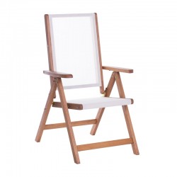 Сгъваем стол Memo-Sven, Бял - Градински столове