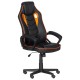 Геймърски стол Memo-7604, Черен-Оранжев