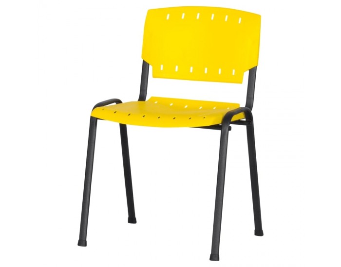 Посетителски стол Memo-Prizma - Жълт