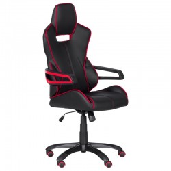 Геймърски стол Memo-7513, Черно-червен - Офис столове