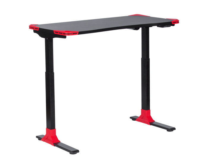 Ергономично регулируемо бюро Memo  CR-121 - черен / червен