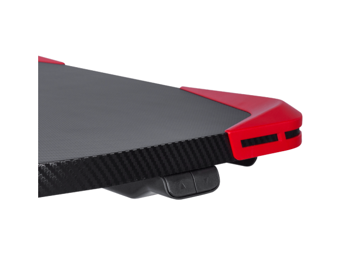 Ергономично регулируемо бюро Memo  CR-121 - черен / червен