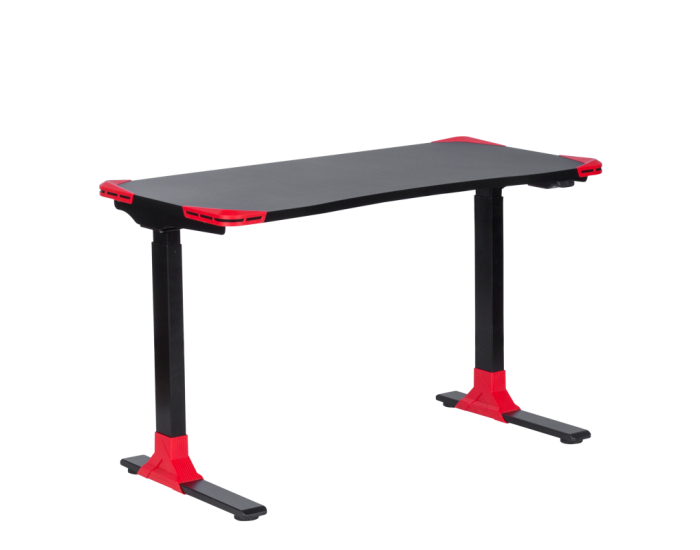Ергономично регулируемо бюро Memo  CR-121 - черен / червен