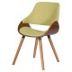 Трапезен стол модел Memo-9973 - Орех - Зелен