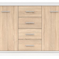 Скрин с две врати и четири чекмеджета NEPO KOM2D4S - Скринове