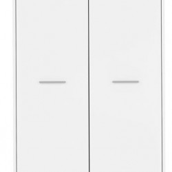 Двукрилен гардероб NEPO SZF2D - Black Red White