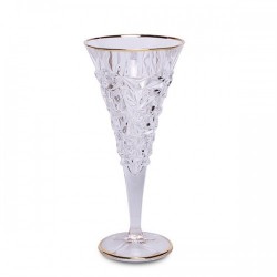 Кристални чаши за вино Bohemia Glacier Gold 6 броя 250 мл - Кухненски прибори