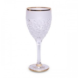Кристални чаши за вино Bohemia Nicolette Gold Matt 6 броя 320 мл - Кухненски прибори