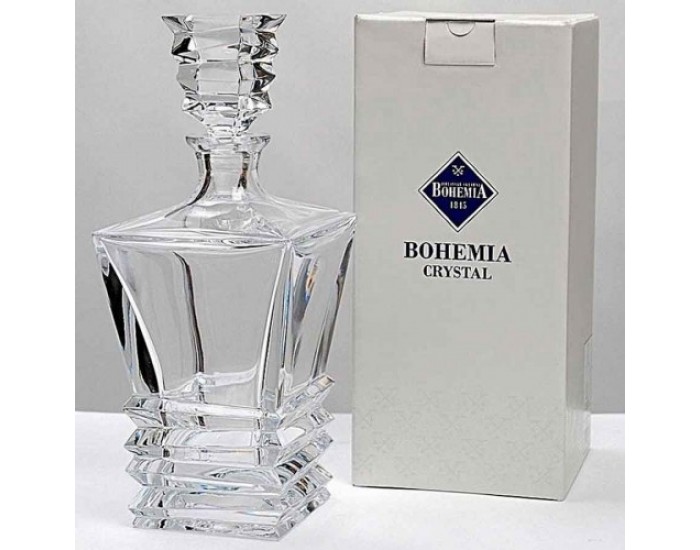 Кристална гарафа Bohemia Rocky 850 мл