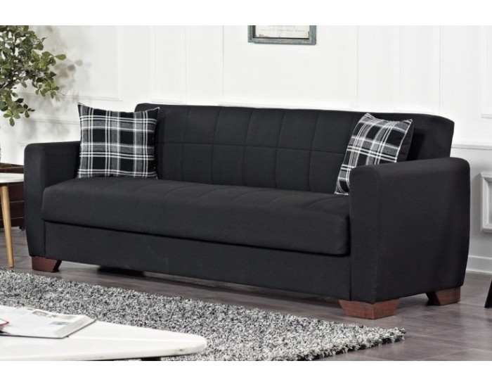 Триместен диван Barato, с клик-клак механизъм и ракла