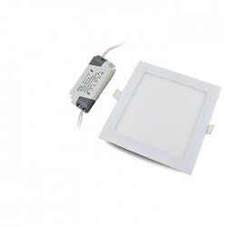 LED панел, квадрат, 12W, 220V с включен драйвър - Осветителни тела