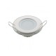 Стъклен LED панел, кръг, 6W, AC220V или DC12V