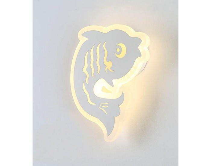 LED аплик рибка