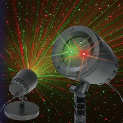 Фасаден лазерен прожектор "Движещи се фигури 8 режима" - Dianid