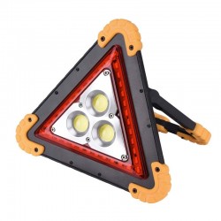 Мултифункционален LED прожектор с аварийна светлина, 30W, USB, 4 режима на светене - Градина