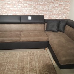 Ъглов диван модел Matis Tortora - Мека мебел
