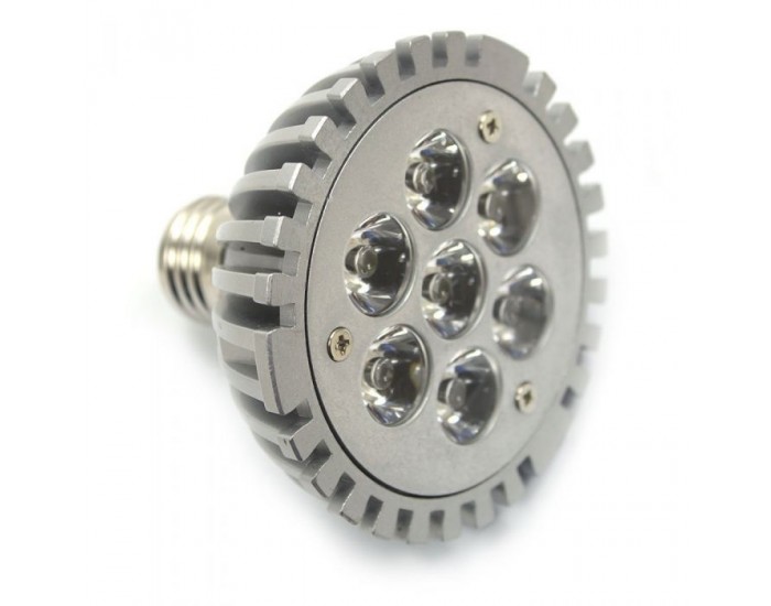Светодиодна крушка PAR 30 с цокъл E27 и мощност 7W - 90-100lm/диод