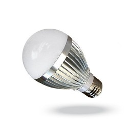 LED балон 3х1W цокъл E27, 220V или 12V, клас A - Осветителни тела