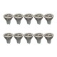 10 броя LED лунички 3х1W, цокъл GU10, 220V, клас A 10 броя LED лунички 3х1W, цокъл GU10, 220V, клас A