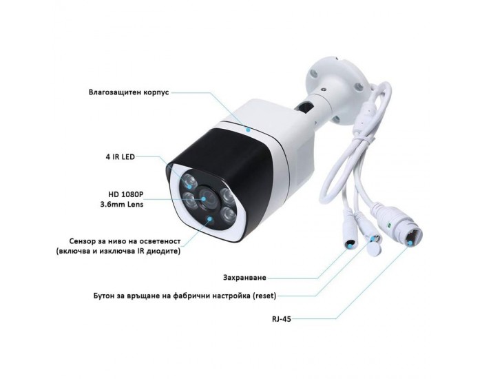 WIFI камера за външен монтаж WIFI камера за външен монтаж