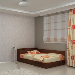 Легло за матрак 120/190 Prista-dst, венге - DST