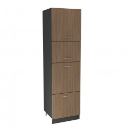 Кухненски модул MK-67 dst,  2200/600/580, антрацид и дъб амбер - Модули MK-DST