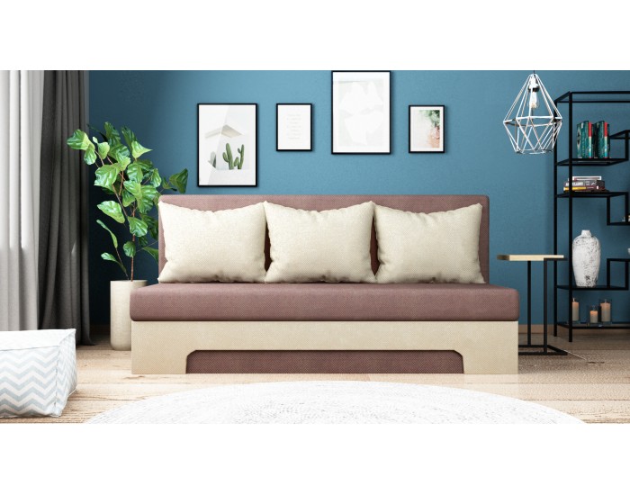 Канапе Diana-dst, кафяво + бежаво Канапе Diana-dst, кафяво + бежаво