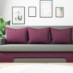 Канапе Diana 2-dst, сиво + лилаво - Мека мебел