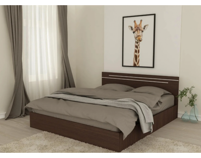 Спалня за матрак 144/190 Kiara-dst, венге
