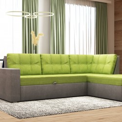 Ъглов диван Monaco-dst, зелен - Мека мебел