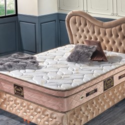 Легло база Мебели Богдан модел Prestij,  с повдигащ механизъм - Тапицирани легла