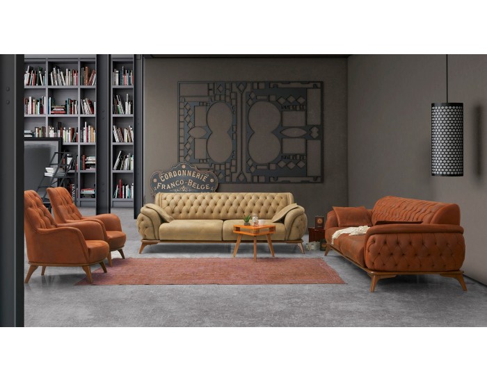 Триместен диван Мебели Богдан модел Napoli