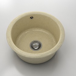 Кръгла мивка Classic 206, Granicite, 130 Calahari, с включен сифон - FAT