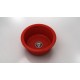Кръгла мивка Classic 206, Polymer marble, 14 Рубинено червено , с включен сифон