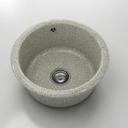 Кръгла мивка Classic 206, Granicite, 170 Milki Way, с включен сифон - Мивки