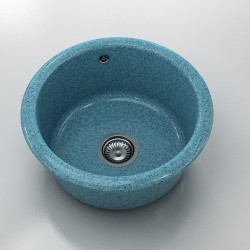Кръгла мивка Classic 206, Granicite, 740 Planetarium,  с включен сифон - Мивки