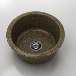 Кръгла мивка Classic 206, Granicite, 899 Belogradchik Rocks,  с включен сифон - Мивки