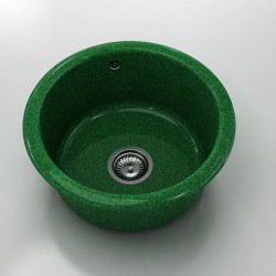 Кръгла мивка Classic 206, Granicite, 920 Granada,  с включен сифон - Мивки