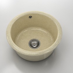 Кръгла мивка Classic 206, Granicite, 950 Plovdiv,  с включен сифон - FAT