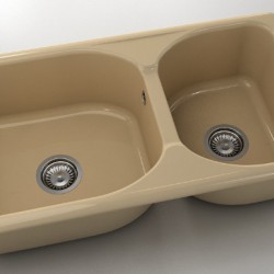 Мивка Classic 213, Polymer marble, 04 Розов оникс, с включен сифон - FAT