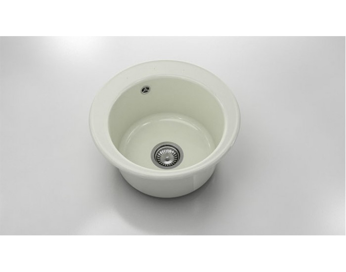 Мивка Classic 220, Polymer marble, 02 Полярен граник, с включен сифон