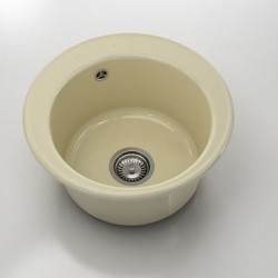 Мивка Classic 220, Polymer marble, 03 Жасмин, с включен сифон - FAT