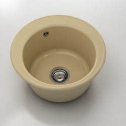 Мивка Classic 220, Polymer marble, 05 Капучино гранит, с включен сифон - FAT