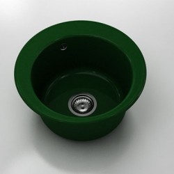 Мивка Classic 220, Polymer marble, 09 Зелен гранит, с включен сифон - Мивки