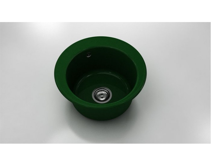 Мивка Classic 220, Polymer marble, 09 Зелен гранит, с включен сифон