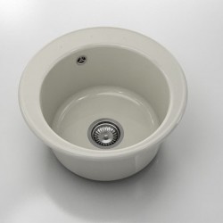 Мивка Classic 220, Polymer marble, 11 Сив гранит, с включен сифон - FAT