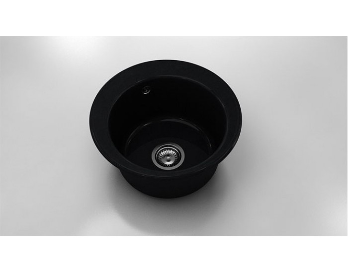 Мивка Classic 220, Polymer marble, 12 Черен гранит, с включен сифон